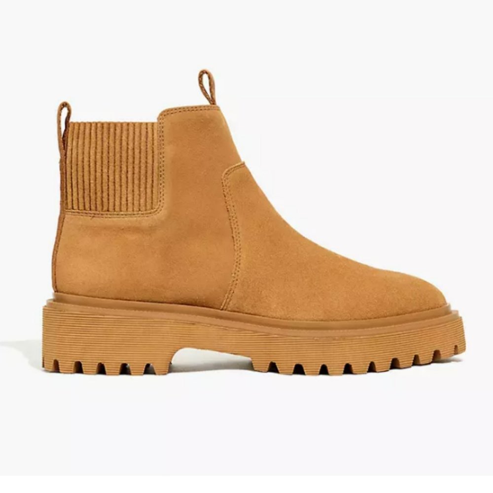 Madewell Henry Lugsole Boot in Suede